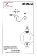 SE21-BR-10-5BL-GR12 MAGNUM FLEX Bronze Metal Pendant Black Metal Grid+ HOMELIGHTING 77-8966