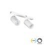Διπλό Σποτ Track 10W Λευκό Slim Magnetic Viokef 4288901