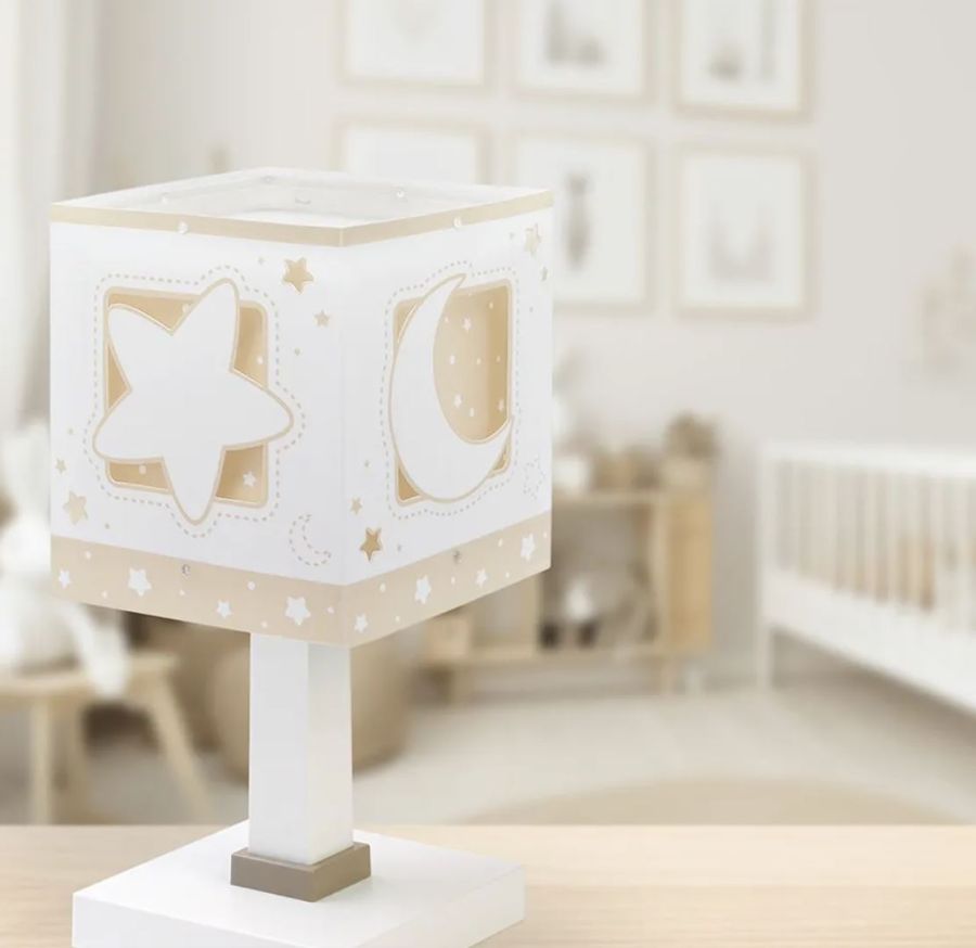 MoonLight Beige κομοδίνου παιδικό φωτιστικό 63231B Ango