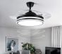SE LED 36 FAMA BLACK FAN 105x35cm 36W IP20 3CCT WITH MEMORY 2 YEARS WARRANTY HOMELIGHTING 77-50618