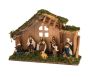 Ξύλινη Χριστουγεννιάτικη Φάτνη 35 x 12 x 24,5(h)cm Lianos SG21966