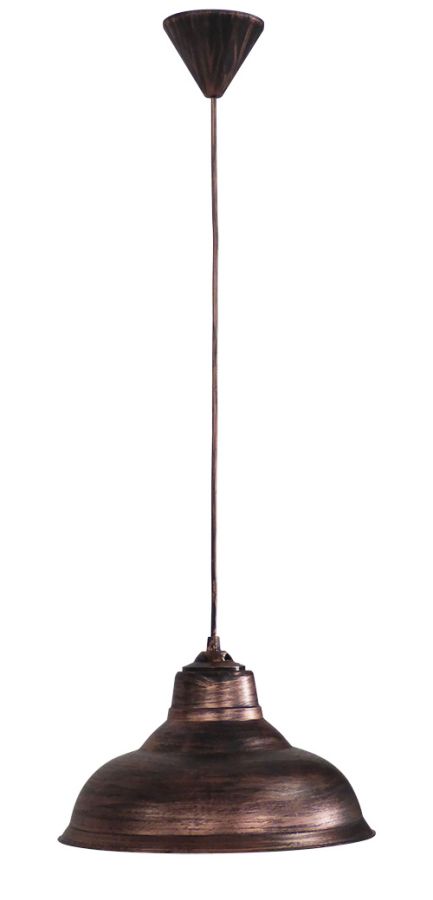 Κρεμαστό φωτιστικό PUBLIC 1L COPPER Heronia 35-0023