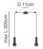 SE21-GM-4-BL2-GL3 ADEPT TUBE Gold Matt Pendant White Glass+ HOMELIGHTING 77-8655