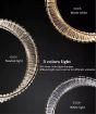 SE LED 80 OVELA ROSE GOLD Φ80cm 3CCT REMOTE CONTROL 2 YEARS WARRANTY HOMELIGHTING 77-51193