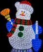 2700Led 3D Φωτιζόμενος Ακρυλικός Χιονάνθρωπος Με Μετασχηματιστή Ip44 ,120(Η) x 100cm Lianos L200-011-M-3