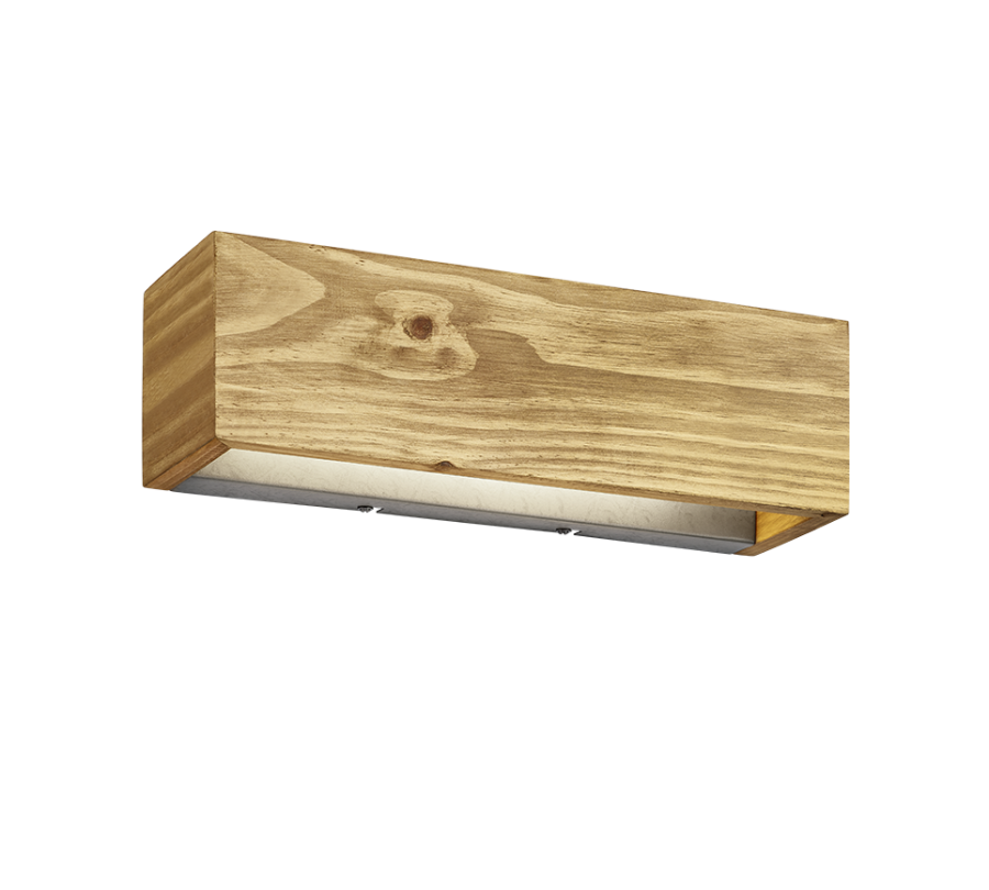 Φωτιστικό Τοίχου Vintage LED 13,5w 3000K 1500lm Natural Wood Trio Lighting Brad 223790130