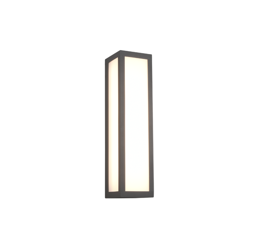 Απλίκα Επιτοίχια 9xH36cm Ανθρακί Εξ.Χώρου IP54 LED 10,5w 3000K 1300lm Trio Lighting Fuerte 226260142