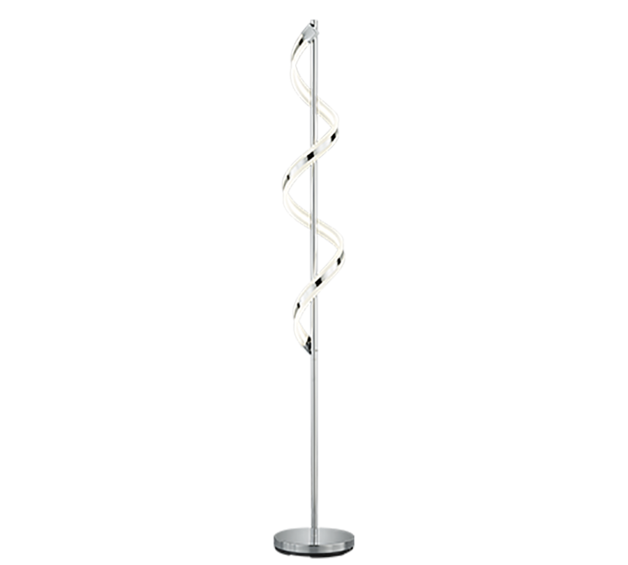 Φωτιστικό Δαπέδου Χρωμέ 25xH162cm  Led  22w 3000K 2500lm Trio Lighting Sydney 472910106