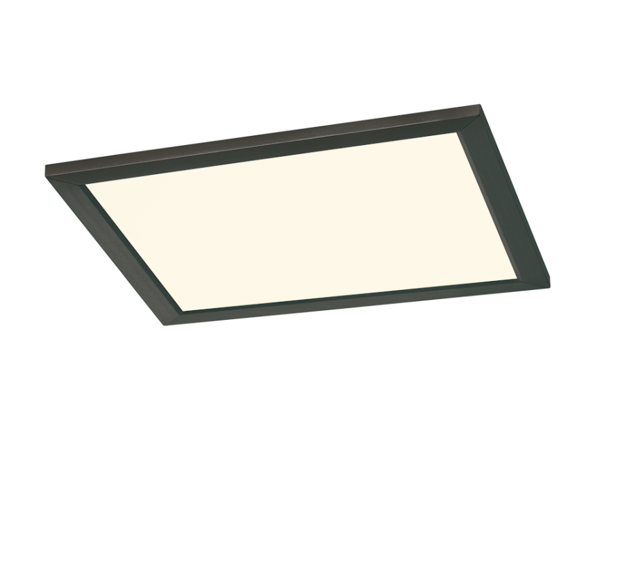 Πλαφονιέρα Οροφής 30xH4cm Black Matt Led 15w 3000K 1700lm Trio Lighting Phoenix 674013032