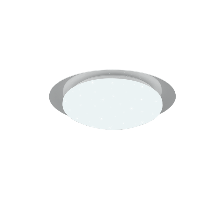 Πλαφονιέρα Οροφής Ø35cm IP44 Μέταλλο Λευκό LED 12w 4000K 1200lm Trio Lighting 680213500