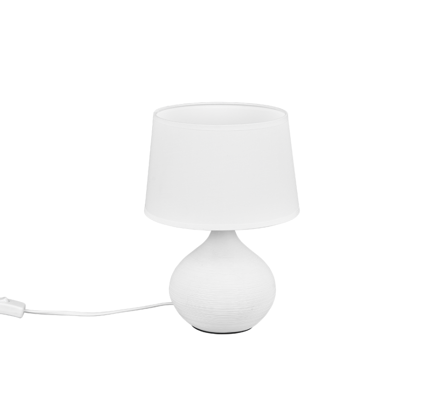 Πορτατίφ 20xH29cm 1xE14 Λευκό Καπέλο Βάση Trio Lighting Martin R50371001