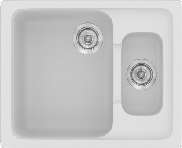 Sanitec Νεροχύτης 330 Classic 62×51 330-00-White