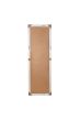 Καθρέπτης Επιτοίχιος Π55xY150 εκ. Silver Wood  Πλαίσιο Mirrors & More Sonja 1070287