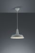Κρεμαστό Φωτιστικό Concrete Look 36xH150cm Μονόφωτο Καμπάνα 1xE27 Trio Lighting Will R30421078