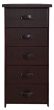 Έπιπλο Δερμάτινο 45x38x95cm 5 Συρτάρια Etoile BB-584