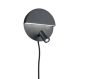 Φωτιστικό Τοίχου 16cm Μαύρο Ματ Led 6w 3000K 600lm Trio Lighting Mario 222370232