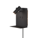 Φωτιστικό Τοίχου Μαύρο 16xH20cm LED 3w 3000K 220lm Trio Lighting Element 222570232