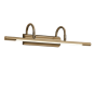 Φωτιστικό Τοίχου L48cm Led 8w 3000K 900lm Old Brass Trio Lighting Cuadro 225210104