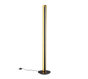 Φωτιστικό Δαπέδου Μαύρο-Χρυσό 25xH142,5cm Led 15w 3000K 1450lm Switch Dimmer Trio Lighting Texel 474410179