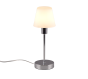 Πορτατίφ 12xH32cm 1xE14 Λευκό Καπέλο Βάση Χρωμέ Trio Lighting Luis II 595700106