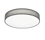 Πλαφονιέρα Οροφής Υφασμάτινη Γκρι 60xH10cm LED 42w 3000-5000K 4900lm Trio Lighting Lugano 621914011
