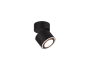 Σποτ Μονόφωτο Μαύρο Ματ 8xH10cm Led 5w 3000K 450lm Trio Lighting Taurus 652910132