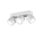 Σποτ Τρίφωτο Λευκό Ματ 27xH10cm Led 3x5w 3000K 3x450lm Trio Lighting Taurus 652910331