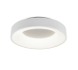 Μεταλλική Πλαφονιέρα Οροφής Λευκό Ματ 45xH11cm LED 27w 2700-6000K 3100lm Switch Dimmer Trio Lighting Girona 671210131