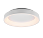 Μεταλλική Πλαφονιέρα Οροφής Λευκό Ματ 60xH12cm LED 48w 2700-6000K 5600lm Remote Control Trio Lighting Girona 671290131
