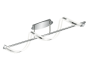 Φωτιστικό Πλαφονιέρα Οροφής Χρωμέ 103xH27cm  Led  18w 3000K 2000lm Trio Lighting Sydney 672910106