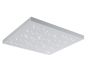Μεταλλική Πλαφονιέρα Οροφής Λευκή 75xH4cm LED 36w 3000-6000K 3300lm Remote Control Trio Lighting Titus 676617531