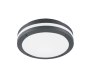 Πλαφονιέρα Οροφής IP54 Ανθρακί 30x9cm LED 11w 3000K 1180lm Trio Lighting Piave 676960142