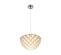 Κρεμαστό Φωτιστικό Λευκό 50xH140cm Μονόφωτο 1xE27 Trio Lighting Tilia R30540101
