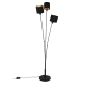 Φωτιστικό Δαπέδου Μαύρο Ματ Τρίφωτο 3xE14 41xH150cm Trio Lighting Tommy R46333979