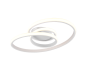 Πλαφονιέρα Οροφής Λευκό Ματ 53xH17cm Led 18,5w 4000K 2150lm Switch Dimmer Trio Lighting Sansa R62751131