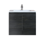 Έπιπλο Μπάνιου 90 εκ. με Νιπτήρα Χρώμα Canyon Greyish Sanitec Alba A 90