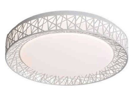 InLight Πλαφονιέρα οροφής LED 36W 4cct από λευκό ακρυλικό D:50cm 42049-Λευκ΄΄ο