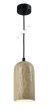 InLight Κρεμαστό φωτιστικό γκρι από travertine marble 1XΕ27 D:10 x 19cm 4089