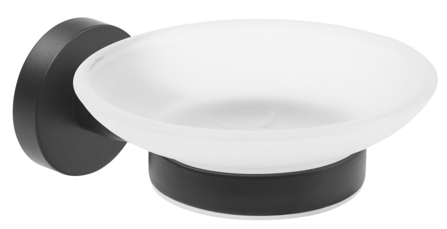 Σαπουνοθήκη Γυαλί Μαύρο Bronze Art Fairmont MH08-10-MM