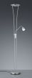 Φωτιστικό Δαπέδου Nickel Mat 25xH180cm Led 20w 3000K 2000lm Touch Trio Lighting Arizona 426410207