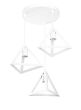 GIZA/3 WHITE PENDEL 3L ΚΡΕΜΑΣΤΟ PLASTIC Heronia 35-0098