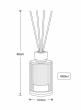Αρωματικό Χώρου με Sticks 1000ml Warm Cotton MRShome DF-0078001