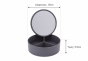 Κουτί Αποθήκευσης PP με Καθρέπτη Φ15x5.5cm Cool Grey-10C MRShome DF-0060002