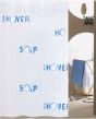 Κουρτίνα Μπάνιου Πλαστική PVC Clear with Letters M180xΥ180cm San Lorentzo 1138
