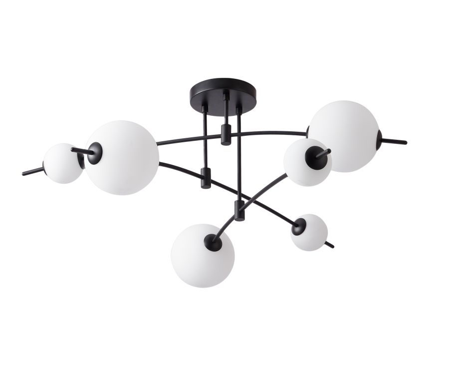 CCC 553-6 ΟΡΟΦΗΣ LED ΓΡΑΜΜΙΚΟ ΜΑΥΡΟΣ ΣΚΕΛΕΤΟΣ ΜΕ 6 ΦΟΥΣΚΕΣ 60W 3000K 3600 LUM ARlight 0064224