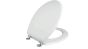 Κάλυμμα Λεκάνης WC Bαρέως Τύπου MDF Λευκό Μ36x40-46cm Οπές 11-20cm Elvit 0039 