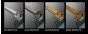 Πόρτα Ντουζιέρας Μ137-139xH200cm Gold Brushed PVD 1 Σταθ.+1 Συρόμενο, 6mm Clean Glass Devon Noxx Slider SLN140C-211 