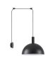 SE21-BL-4-NM1W-MS40 ADEPT TUBE Black Matt Wall Lamp Black Metal Shade+ HOMELIGHTING 77-8821
