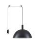 SE21-BL-4-NM1W-MS50 ADEPT TUBE Black Matt Wall Lamp Black Metal Shade+ HOMELIGHTING 77-8822