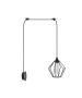 SE21-BL-B10-BL1W-GR1 ADEPT PENDANT Black Metal Grid Wall Lamp+ HOMELIGHTING 77-8894